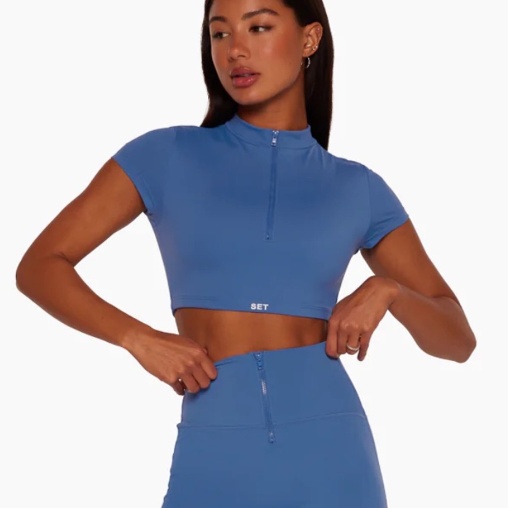 SET ACTIVE SPORTBODY MOCK ZIP BRA